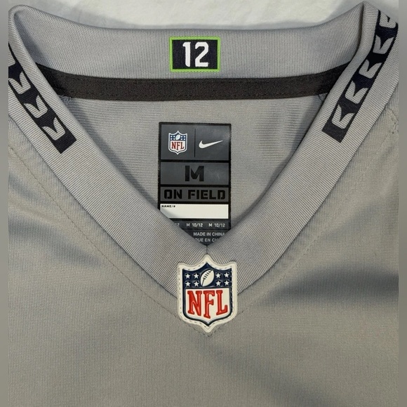 NIKE NFL ON FIELD SEAHAWKS JERSEY WILSON
#3 YOUTH M 10 12 BOYS FOOTBALL - Picture 5 of 10